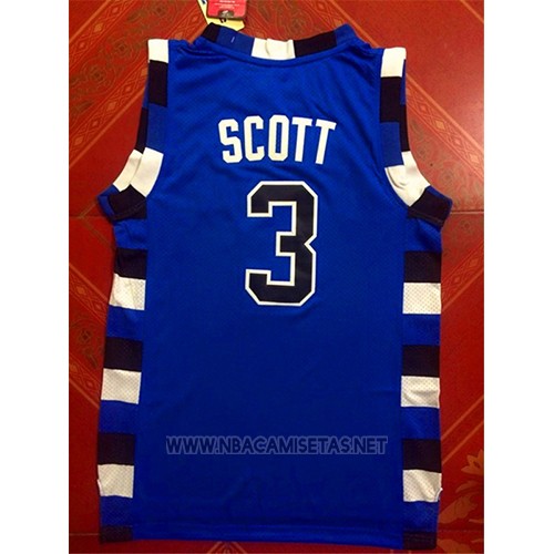 Camiseta Pelicula Tree Hill Nathan Scott NO 3 Azul